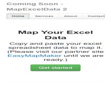 Tablet Screenshot of mapexceldata.com